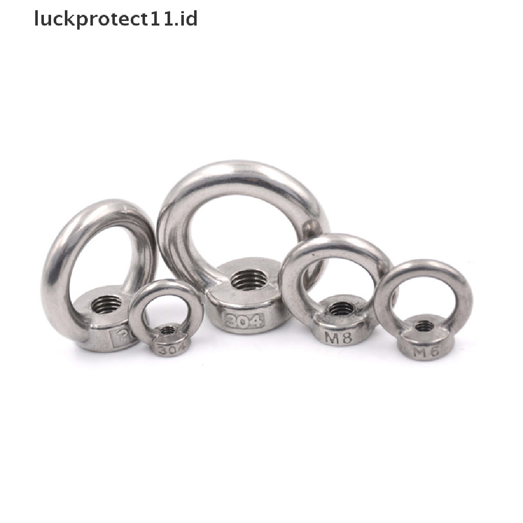 // Hg &amp; ID// Mur Bentuk Cincin Mur Mata Pengangkat Stainless Steel M5/M6/M8/M10/M12 304