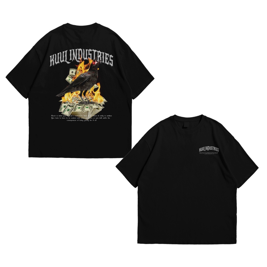 Kaos Tshirt Oversize Distro Unisex Street Style Need Money For - FXXE2
