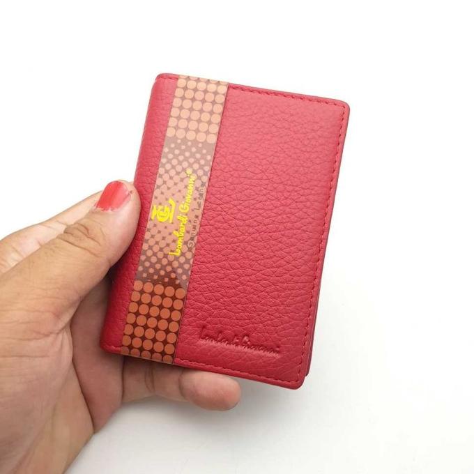 

Dompet Kartu Nama Atm Kulit Asli Murah - Lombardi Giovanni Osg Red
