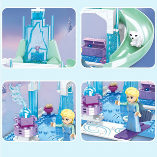  Mainan  Disney Frozen Princess  Elsa Ice Castle Friends 