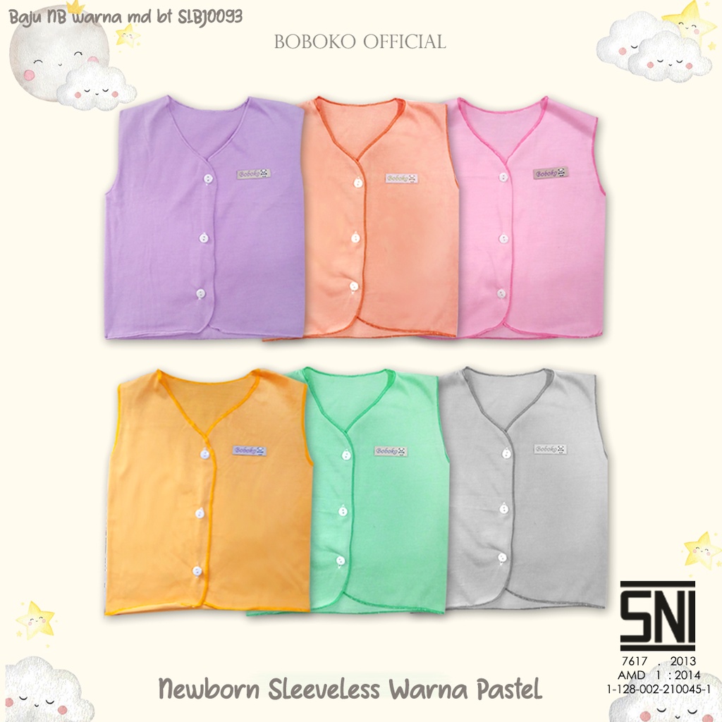 Baju Bayi Newborn Pastel Gradasi / Baju Bayi Panjang / Baju Bayi Pendek / Baju Bayi Kutung / Buntung 0-3 Bulan Boboko / Andreatex