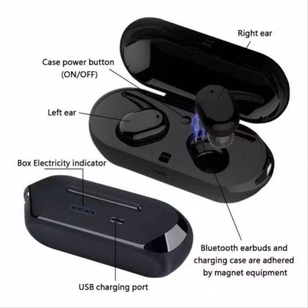 Headseat Handsfree Bluetooth Wireless TWS 4 Harman