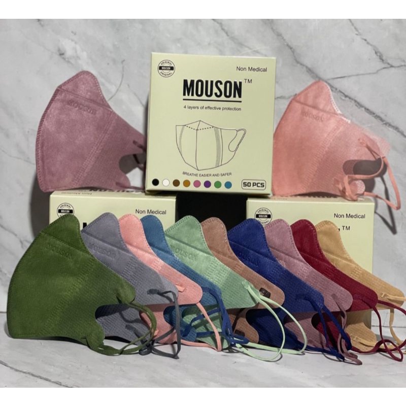 MASKER DUCKBILL MOUSON 4 PLY ISI 50