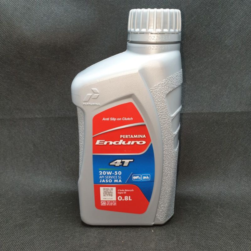 OLI MESIN MOTOR PERTAMINA ENDURO 4T 20W-50 800 ML