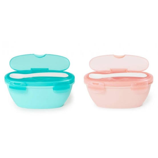 Skip Hop Easy Serve Travel Bowl &amp; Spoon 240ml