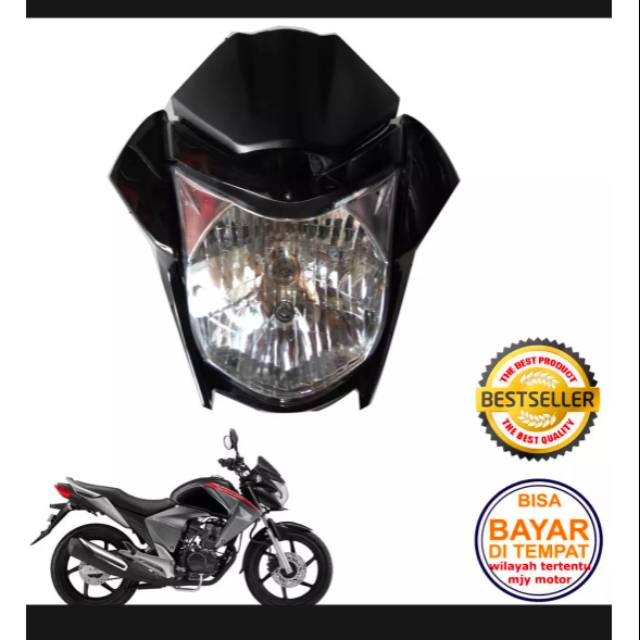 batok kepala REFLECTOR LAMPU depan Megapro new banteng