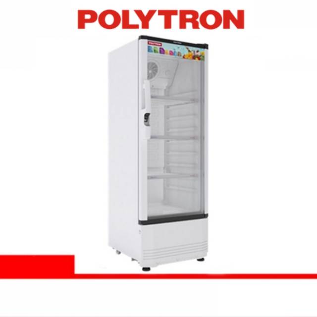 SHOWCASE POLYTRON SCN 181L KULKAS 1 PINTU 180 LITER PINTU PEGANGAN DAN PEMBUKA BOTOL GARANSI RESMI