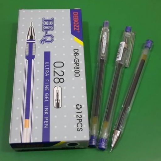 

PULPEN GEL DEBOZZ GP-800 BIRU /SATUAN
