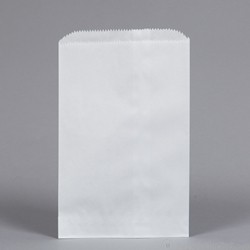 

Paperbag Flat Kantong Kertas Putih 12x18 / 16x8x23 (XS/L) gorengan fries kantong mcd