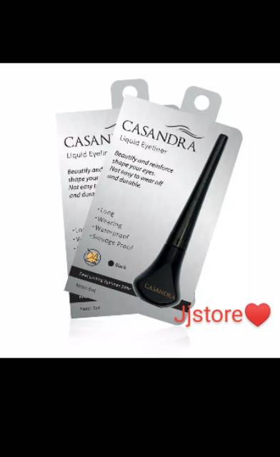 Eyeliner Liquid LIQUID Casandra water proff sampai 24jam