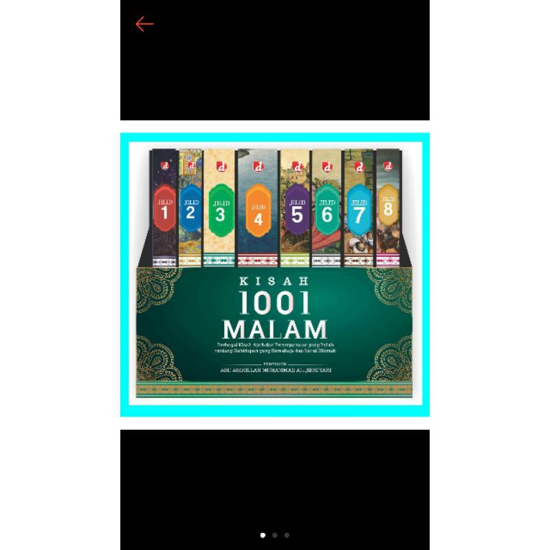 KISAH 1001 MALAM ,1 SET JILID 1-8