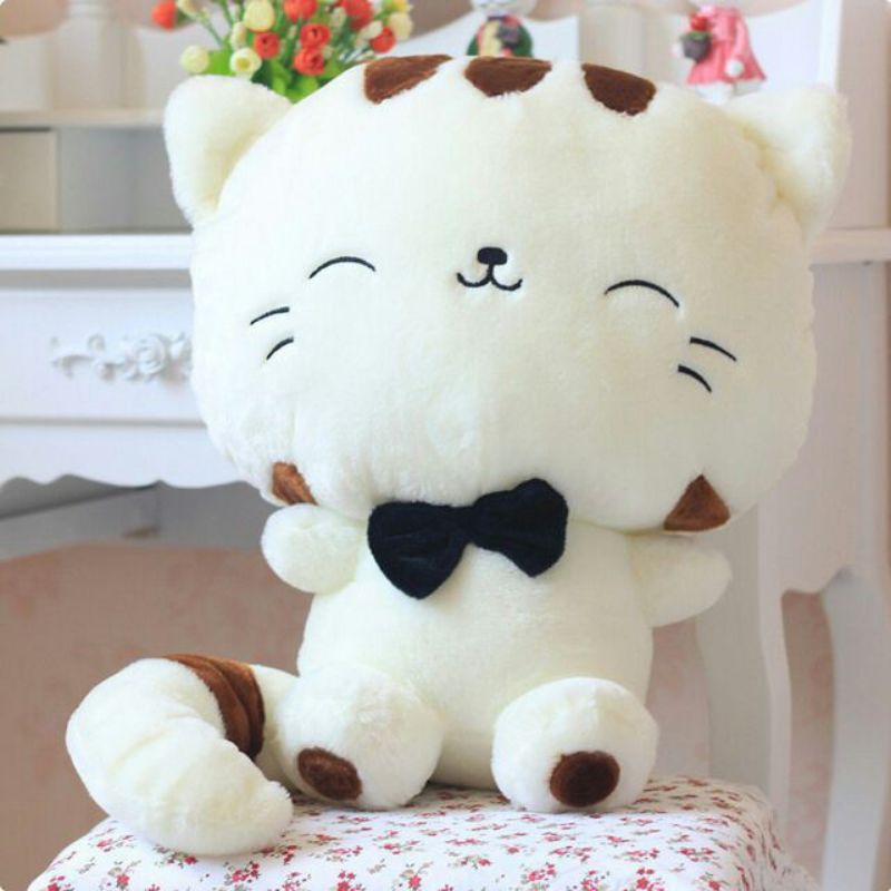 boneka kucing lucu imut ukuran M