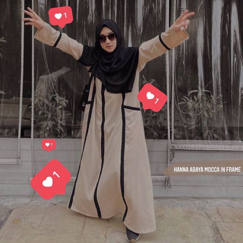 HANNA ABAYA - HI.SHAFIYYA -HIJAB SHAFIYYA - DENA HAURA - HAZELINE_ID