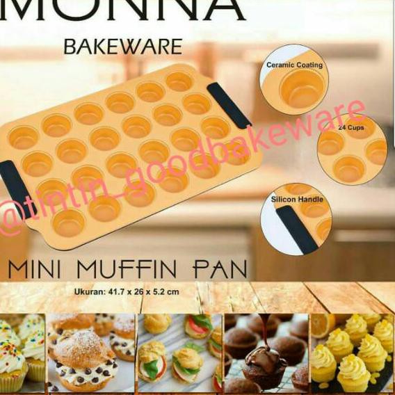 Lagi MURAH!! Mini Muffin Pan 24 Cups Monna