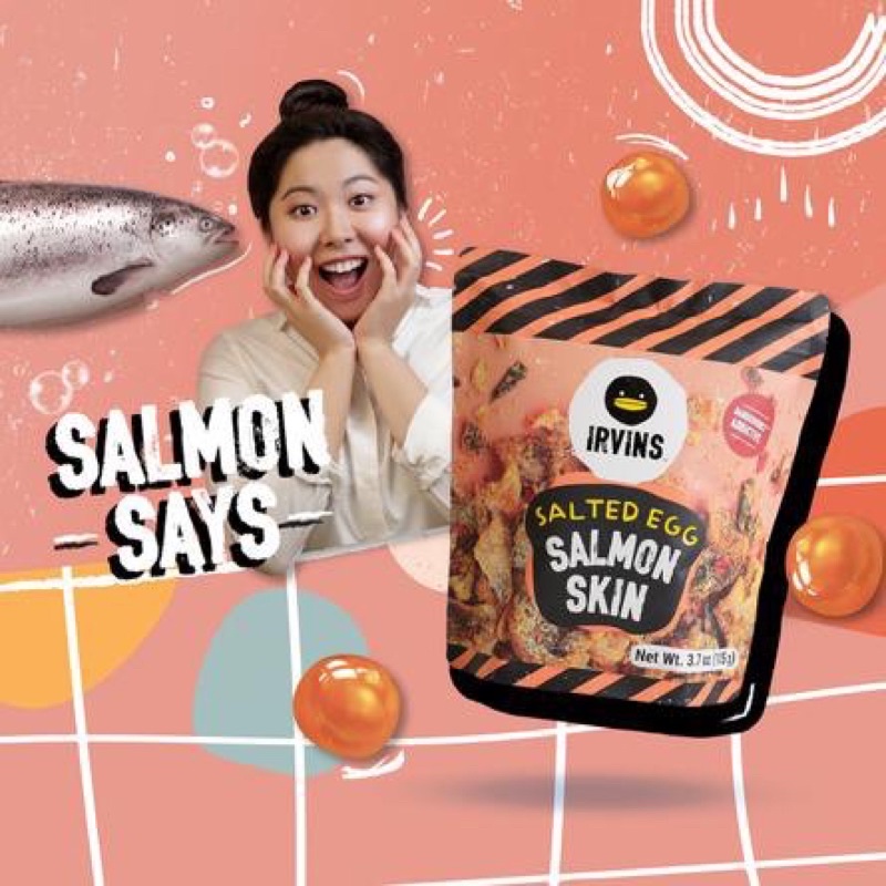 

irvins salted egg salmon skin