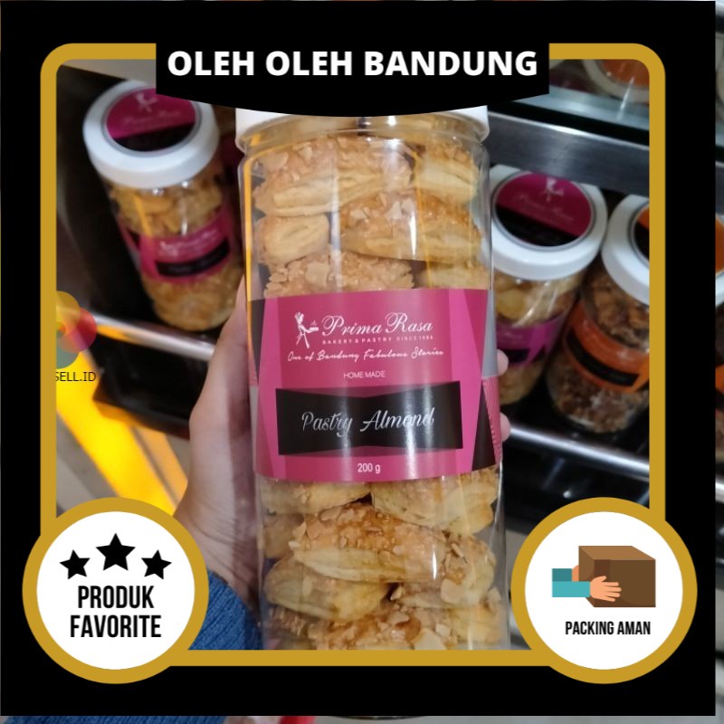 

Prima Rasa - Pastry Almond Kemasan Tabung - Oleh Oleh Kue Bandung