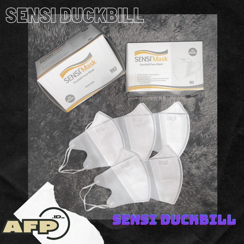 Masker sensi duckbill isi 50pcs - BEREMBOS