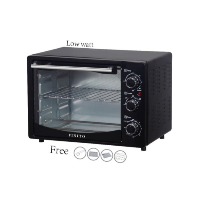 Finito Oven Listrik 20 Liter Finito-2001 Timer Free Tray 750 Watt 20L