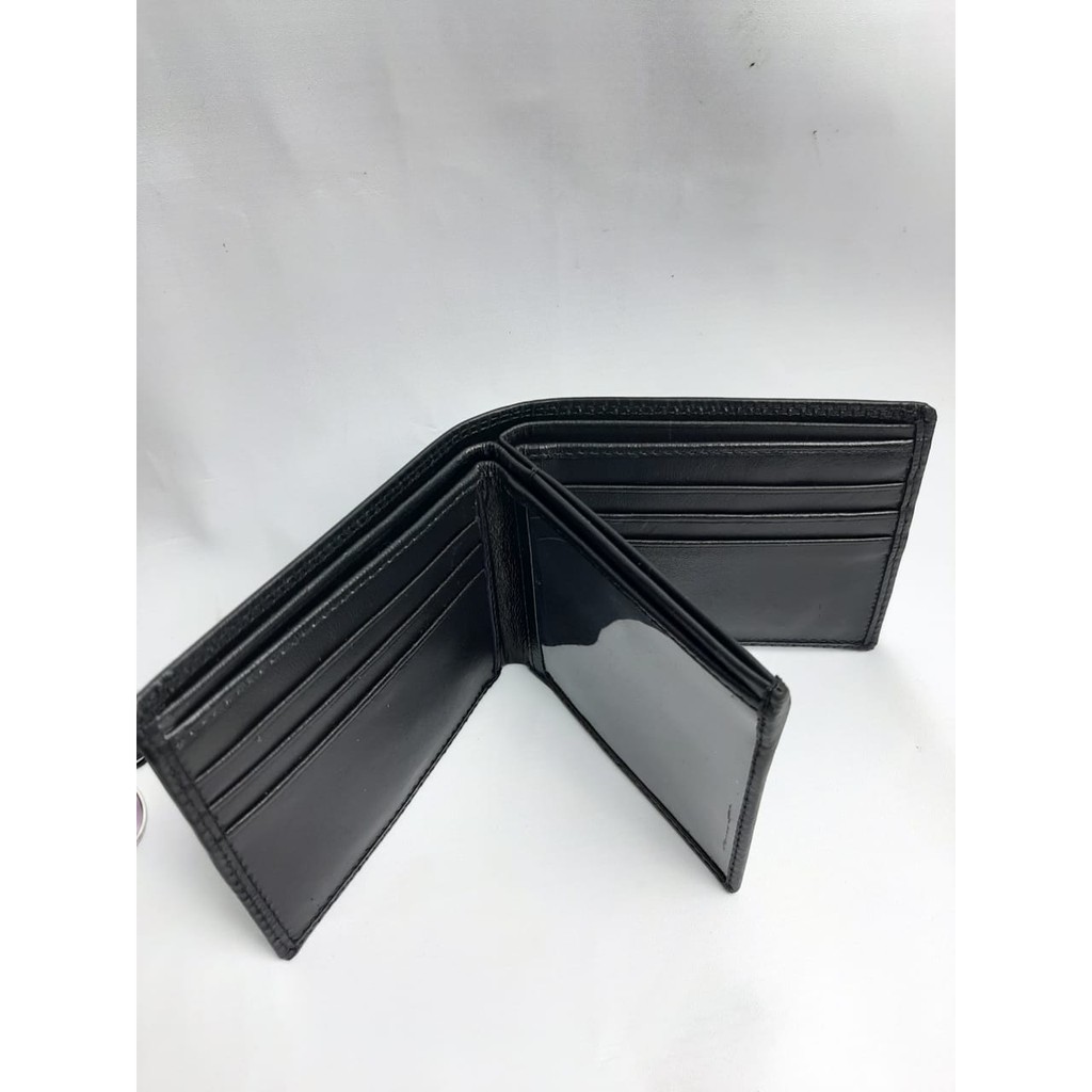 Dompet Kulit Asli LIPAT Pria 3Dimensi Casual Black Brown Dark Ori Khas Kota Garut