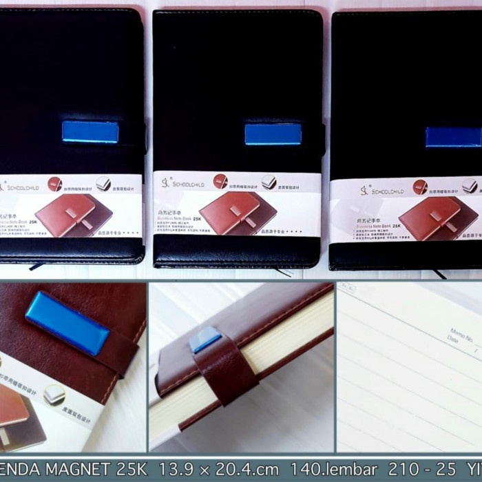 

Hari Ini Buku Notebook Saerles Kulit 25K/ Buku Agenda Kulit 25K Hemat