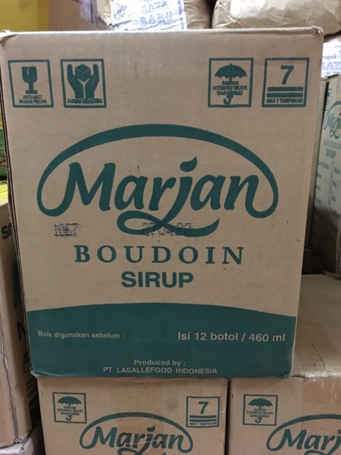 Marjan Boudoin Sirup ( Melon ,  Coco Pandan ) 12 botol x 460ml