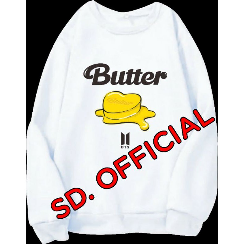 Sweater Basic BTS BUTTER LOGO BTS New Album