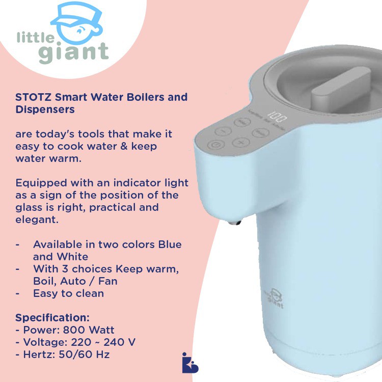 Little Giant STOTZ Smart Water Boiler and Dispenser