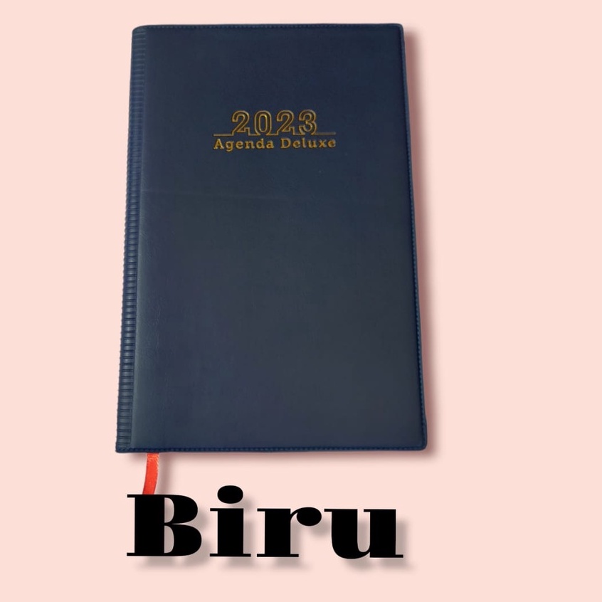 

Terlaris ✨ - Buku Agenda Deluxe Tahun 2023 Kertas Crem 216 Lembar3.1.23
