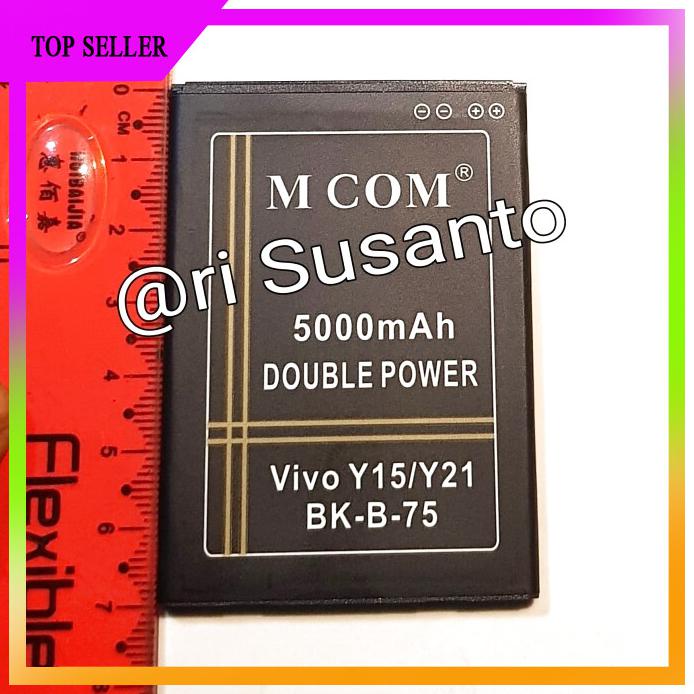 ACC HP BATERAI MCOM BK B 65 VIVO Y13, Y15, Y21, Y22 DOUBLE POWER 5000MAH