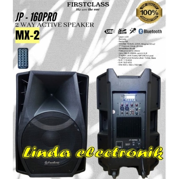 speaker aktif firstclass jp160pro mx2 jp 160pro mx2 jp160 pro mx2 2bh