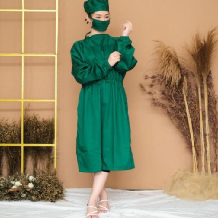Terlaris BAJU OPERASI | BAJU OK | SURGICAL GOWN | GOWN APD KAIN AMERICAN DRILL ,,,,,