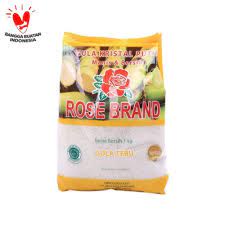 Rose Brand Gula Pasir Putih 1 Kg / Rosebrand Gula Tebu Asli Kristal Manis Bersih 1Kg