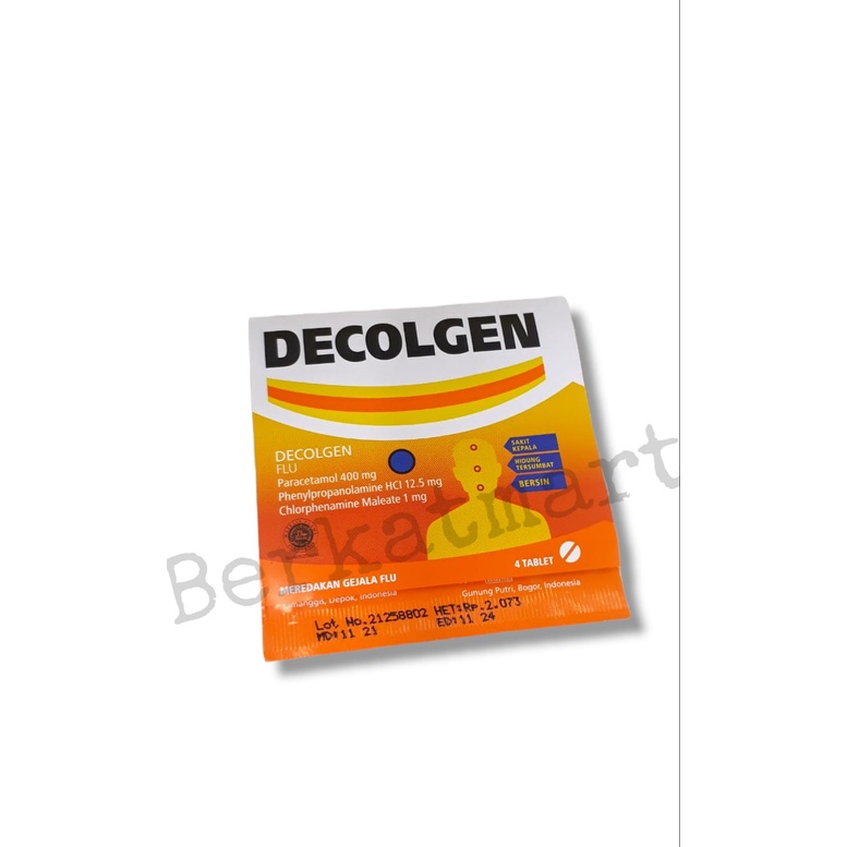 Decolgen Flu Paracetamol 400 mg