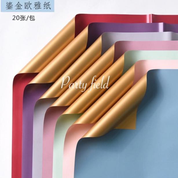 

Topϟsale [5LEMBAR] OYGOLD kertas bunga / flower wrapping paper