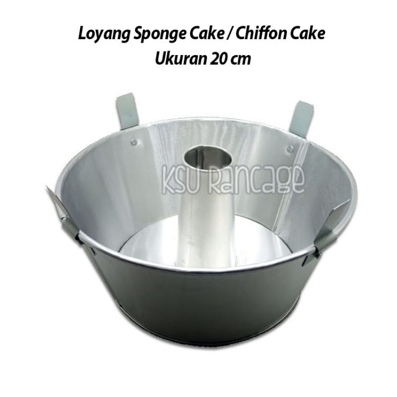 Loyang Sponge Cake / Chiffon Cake ukuran 20 cm
