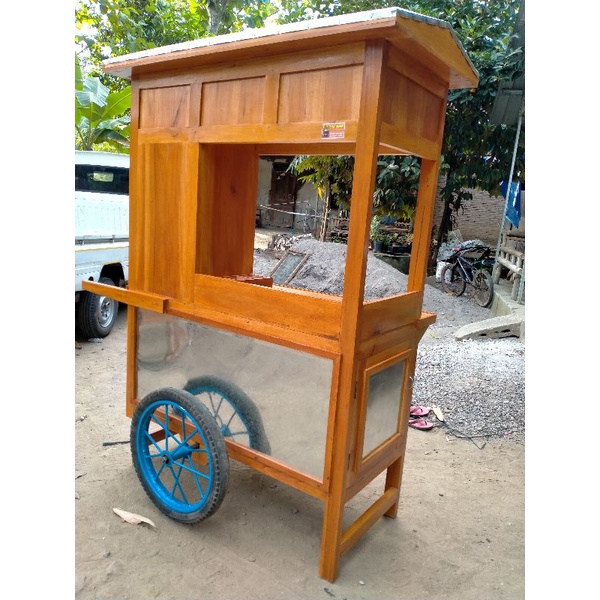 #gerobak jualan mie ayam bahan kayu murah#gerobak nasi goreng #gerobak keliling#gerobak Lamongan #ge
