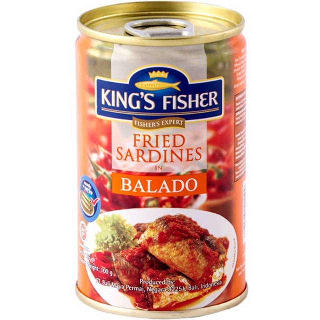 

Sarden King's Fisher Besar BALADO ukuran 425 gram