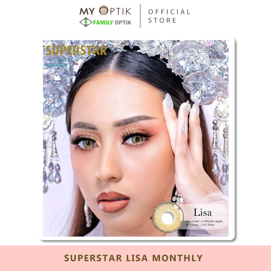 Superstar Lisa lensa warna softlens premium