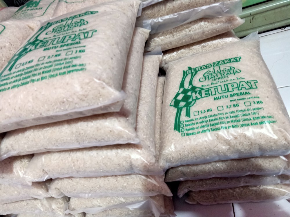 Plastik Beras Zakat Ketupat 3 Kg