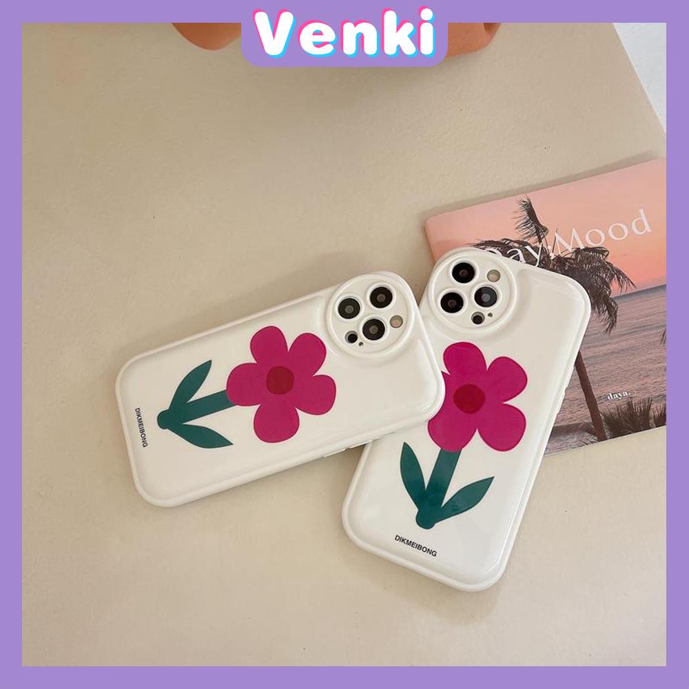 iPhone Case Silicone Soft Case Airbag Shockproof Protection Camera Flower Simple Cute Compatible For iPhone 11 Pro Max 13 Pro Max 12 Pro Max 7Plus xr XS Max