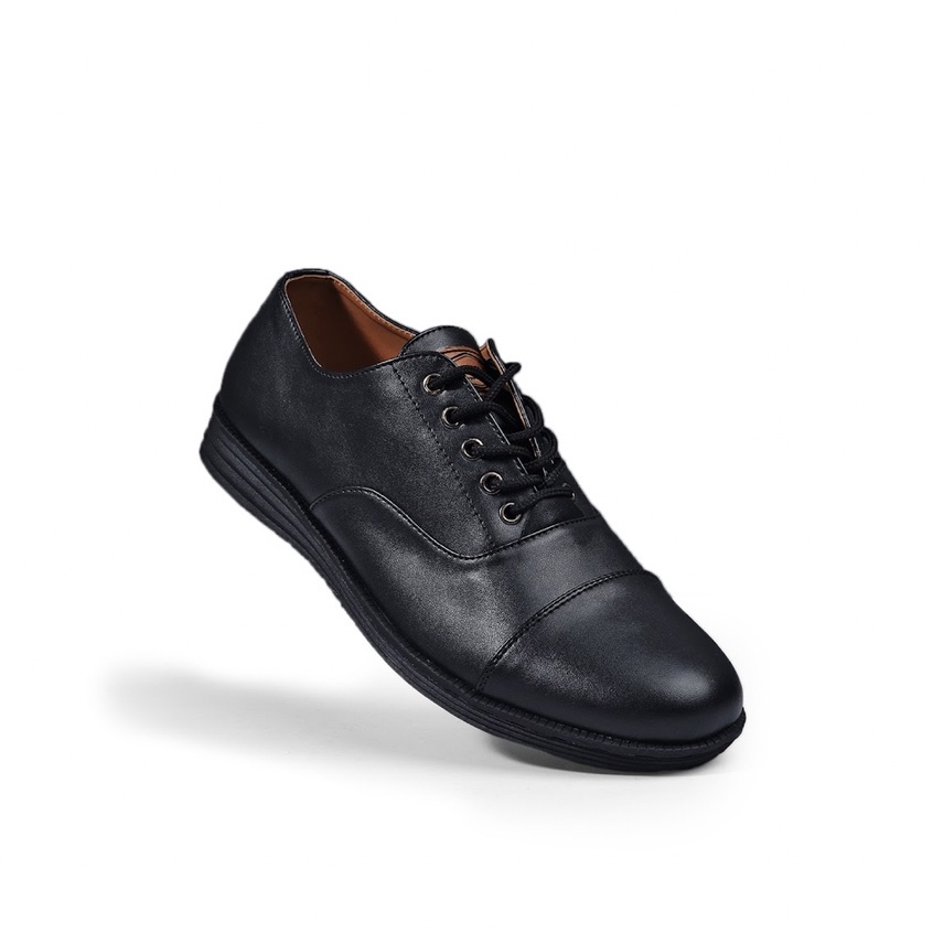 OXFORD MANA BLACK |ManNeedMe x Monday| Sepatu Pantofel Pria Formal ORIGINAL