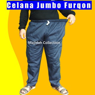 Celana Jumbo Pria Bahan Katun Twill Big Size XXL XXXL 