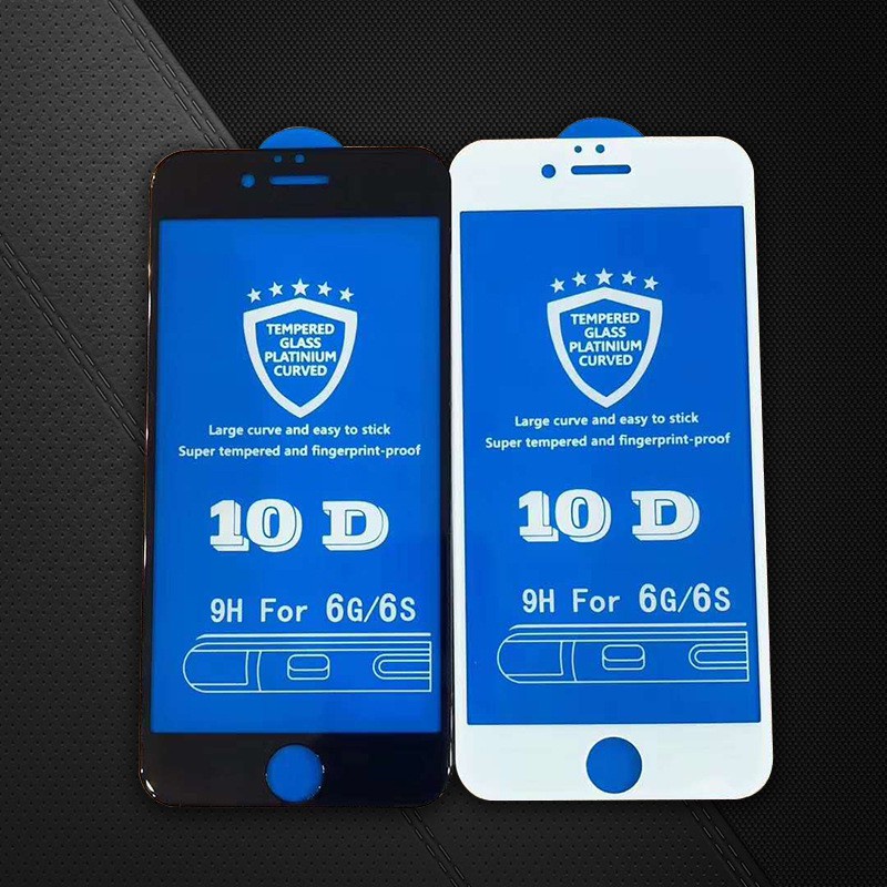 Pelindung Layar Tempered Glass 10d HD Shockproof Untuk iPhone 14 13 12 11 7 8 plus x xr xsmax 10DGH