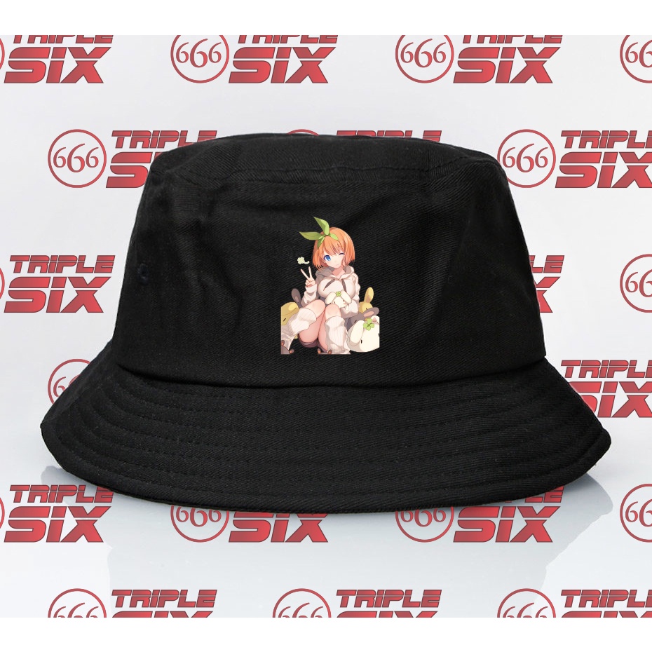 Topi Bucket Anime 5 toubun Nakano Yotsuba