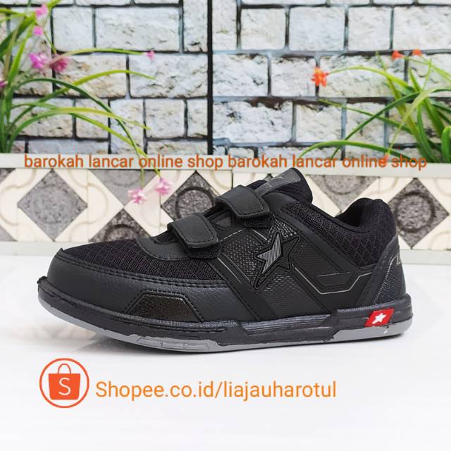 SEPATU SEKOLAH HITAM PRO ATT PI 600V /Att GI/ LSM SIZE 30-33 100% ORIGINAL