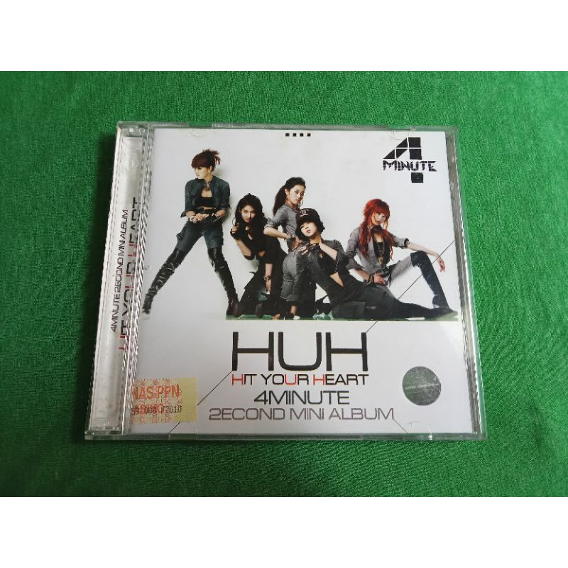 CD 4MINUTE - HUH Hit Your Heart (2ECOND MINI ALBUM)