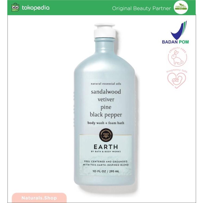 Bath Soap | Bath And Body Works Earth Aromateraphy Shower Gel 295 Ml Original