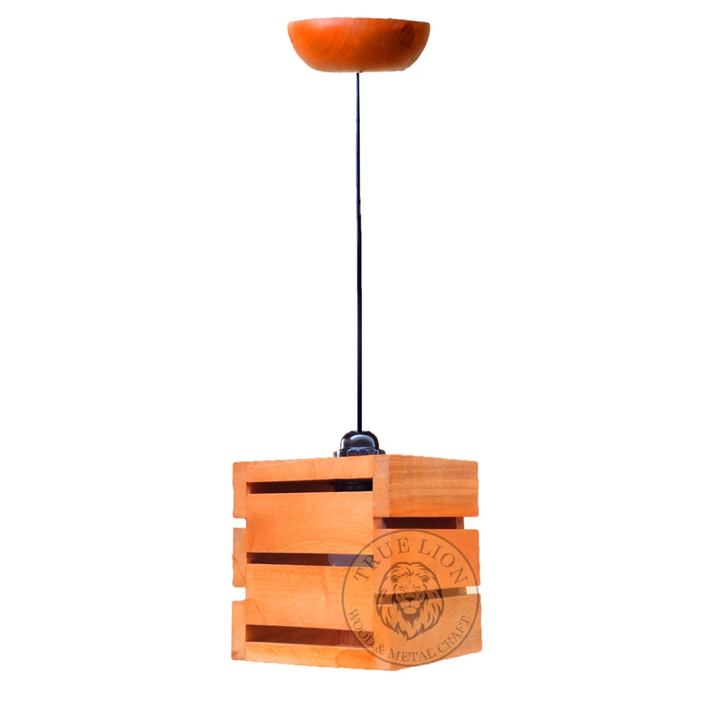 LAMPU GANTUNG KAYU MINIMALIS/LAMPU HIAS DEKORASI CAFE