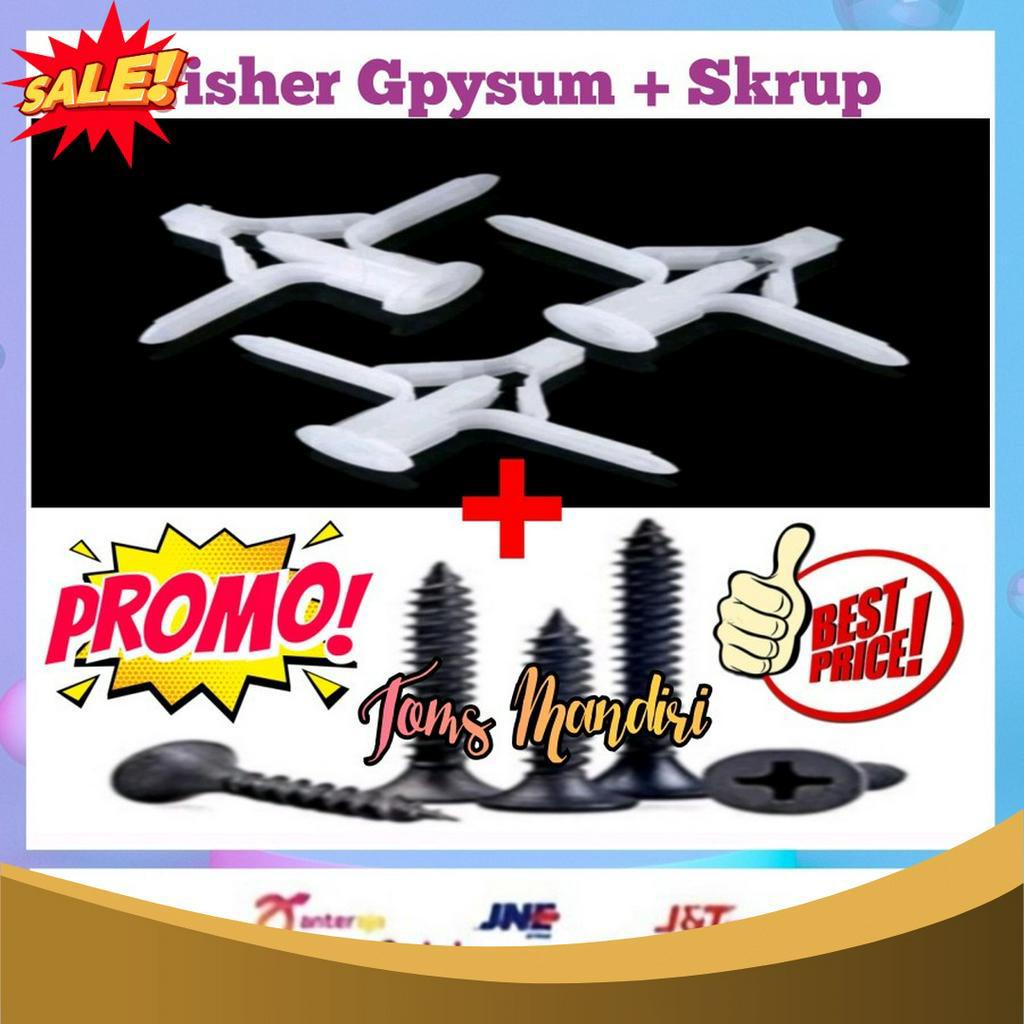 SPESIAL BULAN INI Gpysum fiser  Skrup isi 5 Pcs