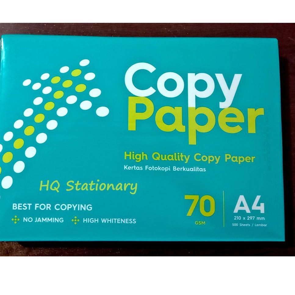 

*BEST SELLER* ⇦ (Ready Stock!!) Kertas HVS A4 Copy Paper 70 gsm - 1 Rim (500 lembar) ⇬ Paling Murah!